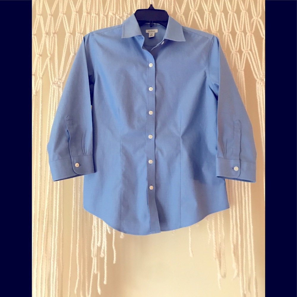 L.L. Bean wrinkle free women’s dress shirt XXS